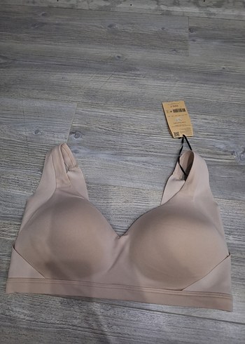 Bej Dikişsiz Spor Sütyeni - Görsel 2