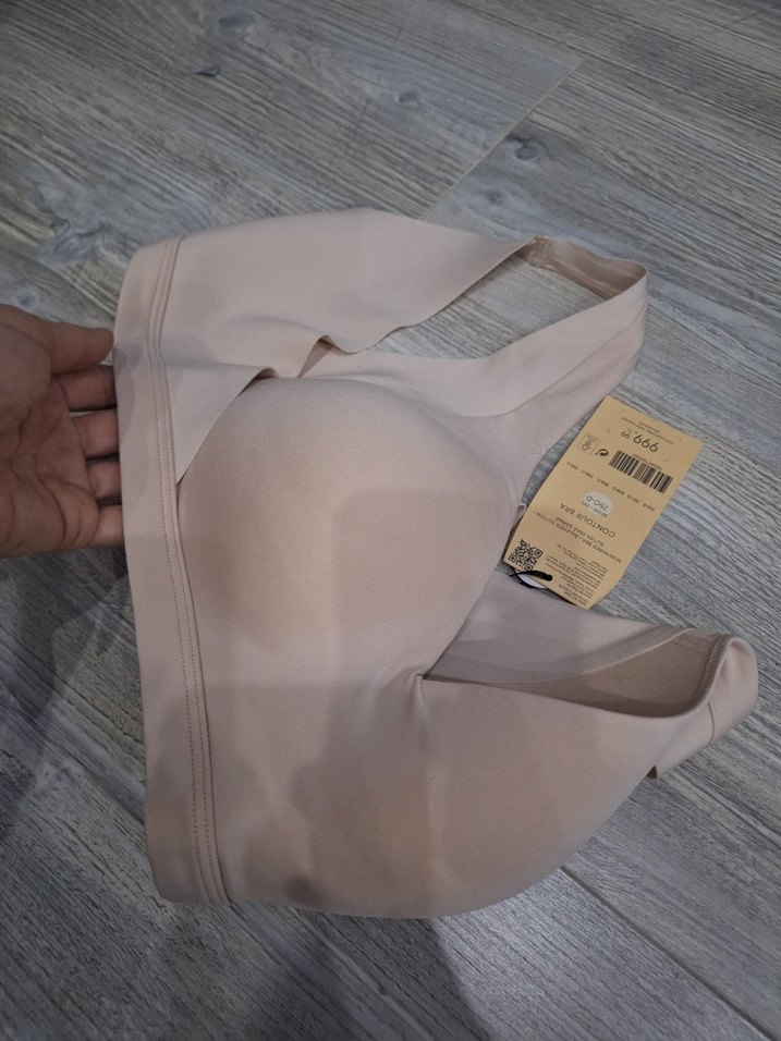 Bej Dikişsiz Spor Sütyeni - Görsel 4