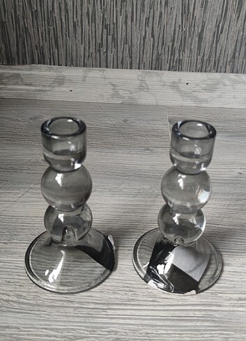 Lc Waikiki Home LCW Home Mumluk Şeffaf gri tonlu 2 li fiyat
