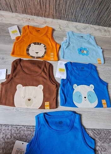 2 Yaş Beden Hello Baby 2 yaş 5 adet zıbın