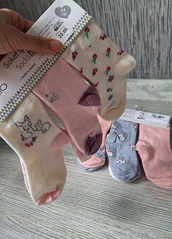 Hello Baby 36-48 ay Çorap 6 adet ikili satın alabilirsiniz adet 