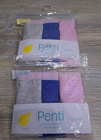 Penti 3 'lü Yüksek Bel iç Çamaşır pamuklu