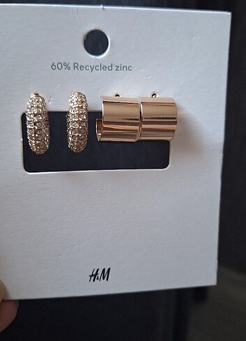  Beden altın Renk H&M Küpe şık ve kullanışlı 