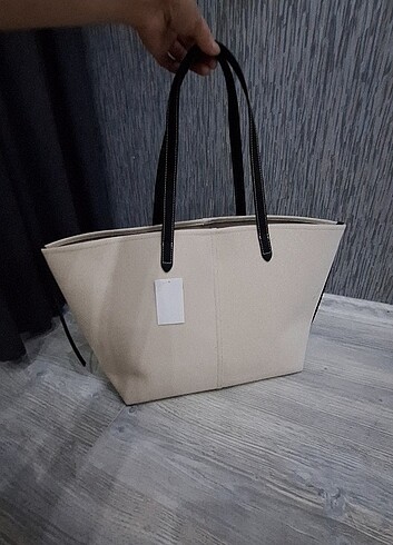  Beden ten rengi Renk H&M Çanta Hacimli en Büyük boy 50 x 38