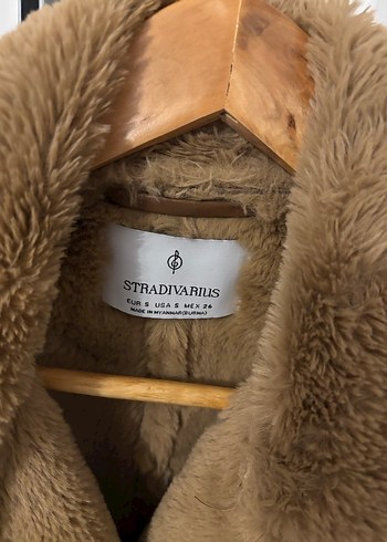 Kahverengi Süet Kadın Kürklü Ceket - Görsel 2