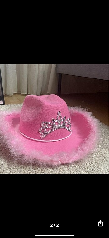 Urban Outfitters PINTEREST PEMBE KOVBOY ŞAPKA