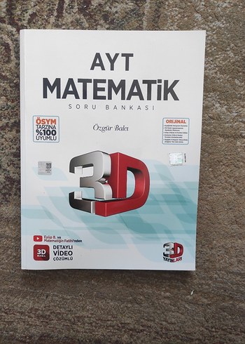 AYT Matematik 3D Soru Bankası