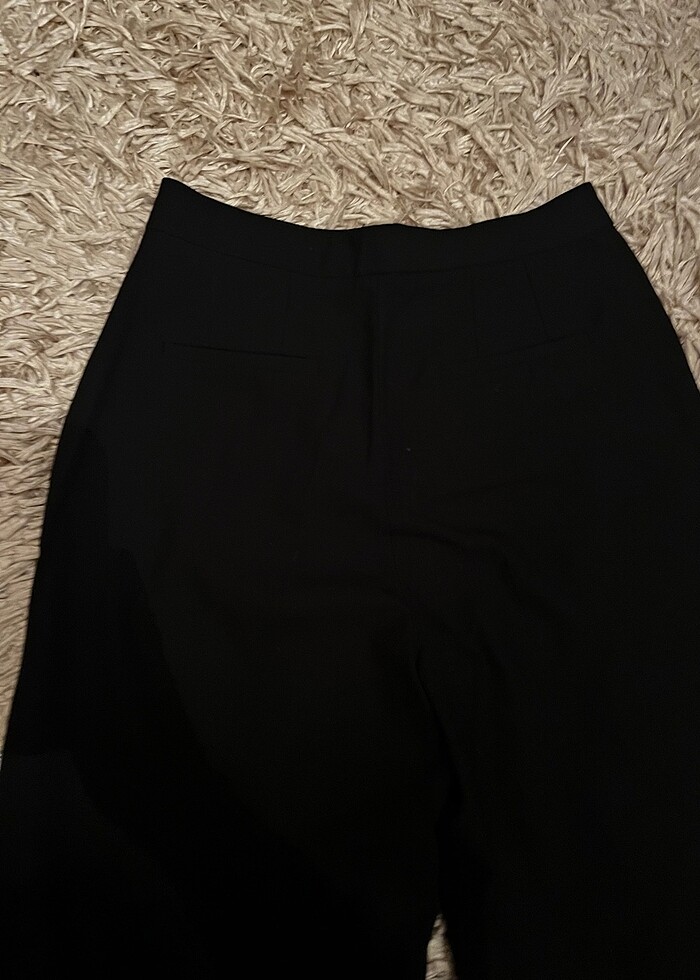 Siyah Kumaş Pantolon - Görsel 3
