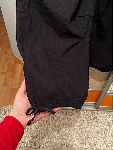 Siyah Kargo Pantolon - Görsel 5