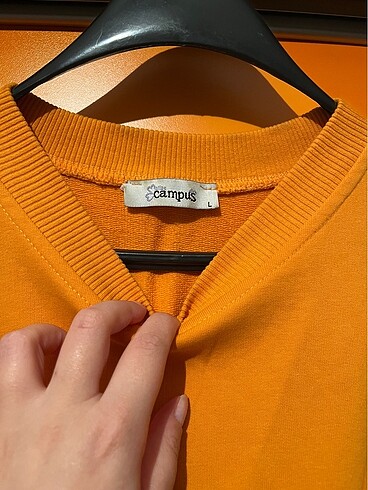 Turuncu Sweatshirt - Görsel 3