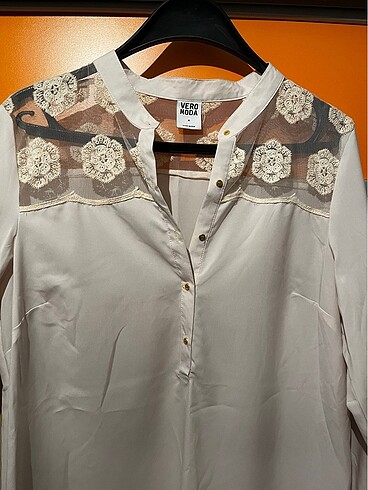 Bej Rengi Saten Gömlek - Görsel 2