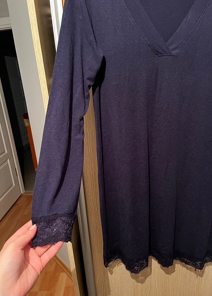 Mor Tunik/ Elbise - Görsel 2