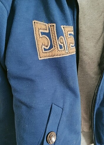 s Beden mavi Renk Vintage kolej ceket