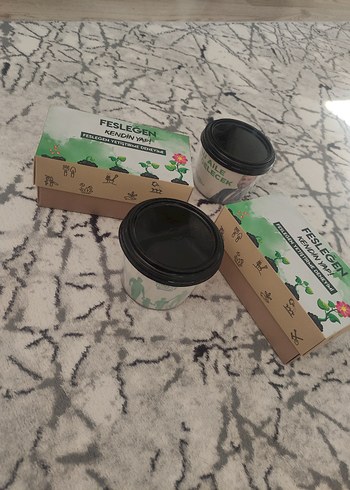 Çiçek Seramik Saksıda Fesleğen Yetiştirme Seti
