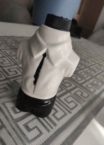 Diğer Gri Kravat Desenli Beyaz Tuzluk