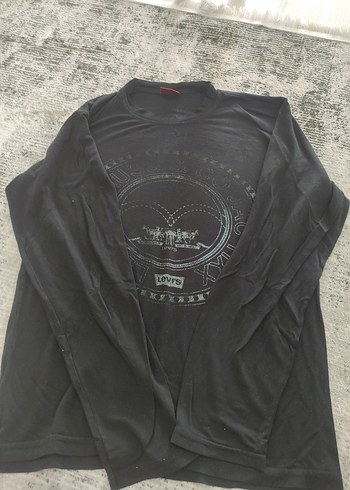 40 Beden Levi's Siyah Uzun Kollu Bluz