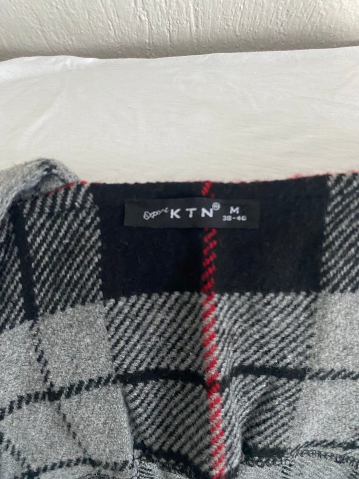 Kareli Gri salopet - Görsel 3