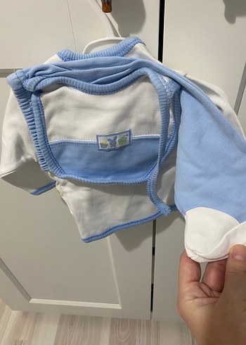 Diğer Mavi Baskılı Bebek Erkek Uzun Kollu Takım