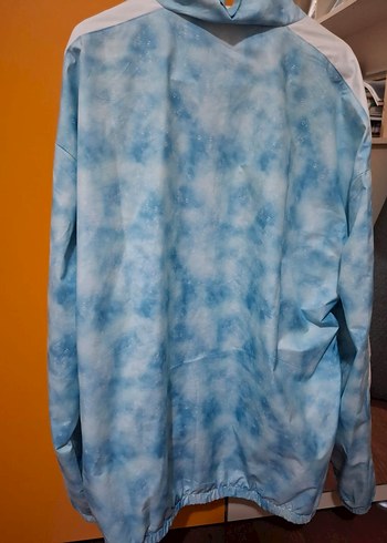 Puma Mavi Tie-Dye Fermuarlı Erkek Yağmurluk - Görsel 3