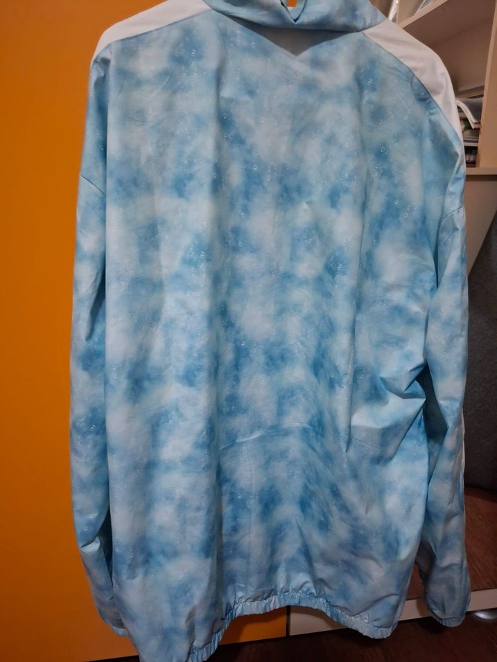 Puma Mavi Tie-Dye Fermuarlı Erkek Yağmurluk - Görsel 3