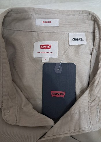 Levi's Bej Gömlek Etiketli - Görsel 2