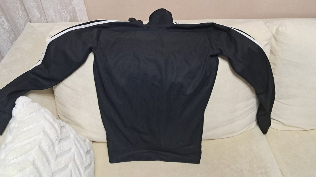 Adidas Siyah Zip Ceket/Sweatshirt - Görsel 3