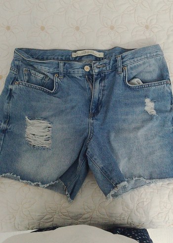 LC Waikiki Acik Mavi Yikamali Rahat Denim Sort