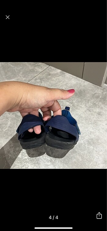 29 Beden mavi Renk #nike #sandalet #nikeçocuk