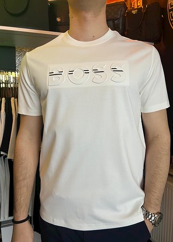 Siyah Baskılı Erkek Kısa Kollu Tişört - Görsel 4