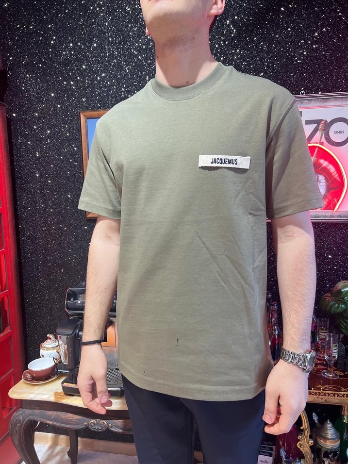 Siyah Baskılı Erkek Kısa Kollu Tişört - Görsel 2