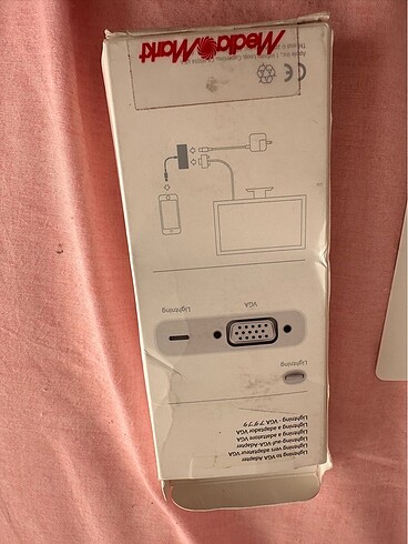 Beden Renk Apple Lightning to VGA adaptör