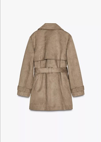 s Beden camel Renk Zara süet Trençkot