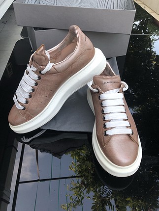 40 Beden altın Renk Alexander Mcqueen Oversized Sneakers 