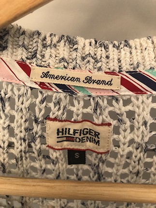 Hilfiger denim örgü sweatshirt 