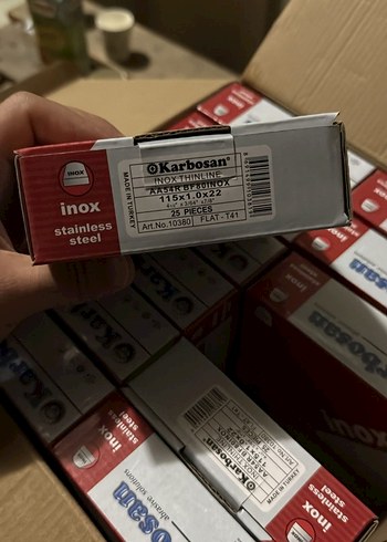 Karbosan Inox Paslanmaz Çelik İnce Tel 15x1.0x22