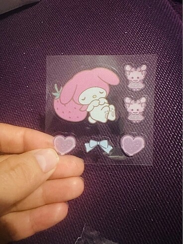 Sanrio su geçirmez sticker etiket