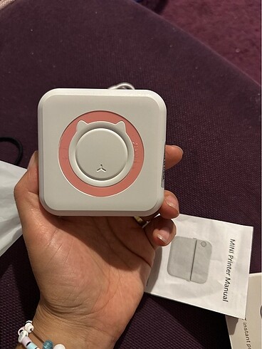 Mini termal yazıcı etiket yazıcı fotograf baskı