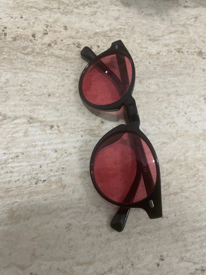 Pembe Şeffaf Retro Kadın Gözlüğü - Görsel 3