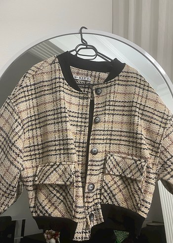 Düğmeli, Midi Boy, Rahat Kesim Kadın Ceket - Görsel 2