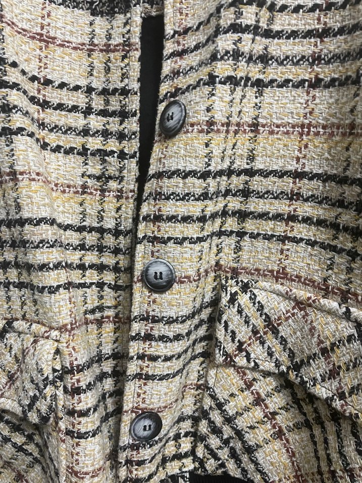 Düğmeli, Midi Boy, Rahat Kesim Kadın Ceket - Görsel 3