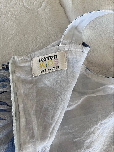 koton kız çocuk elbise - Görsel 4