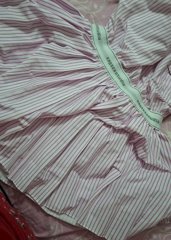 Pembe Pilili elbise - Görsel 2