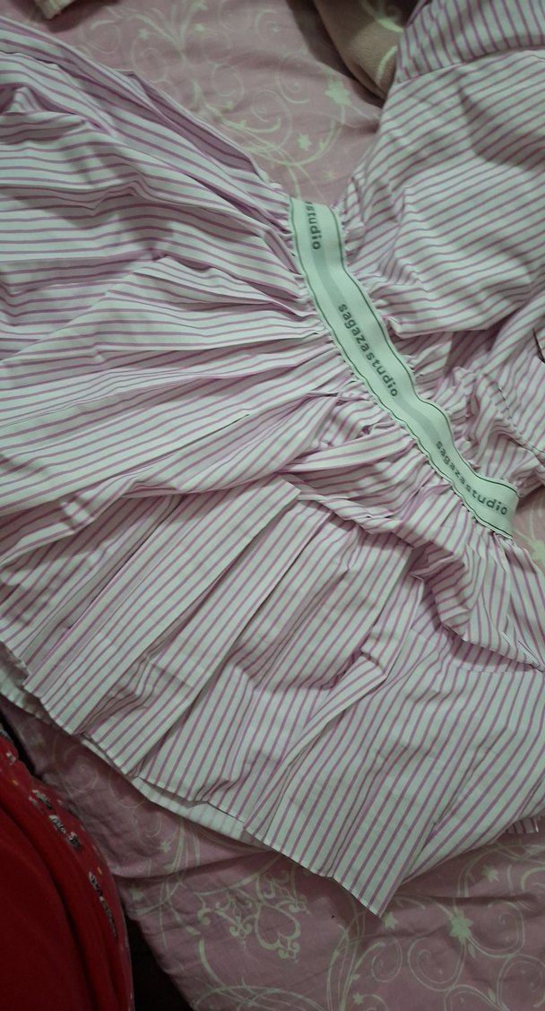 Pembe Pilili elbise - Görsel 2