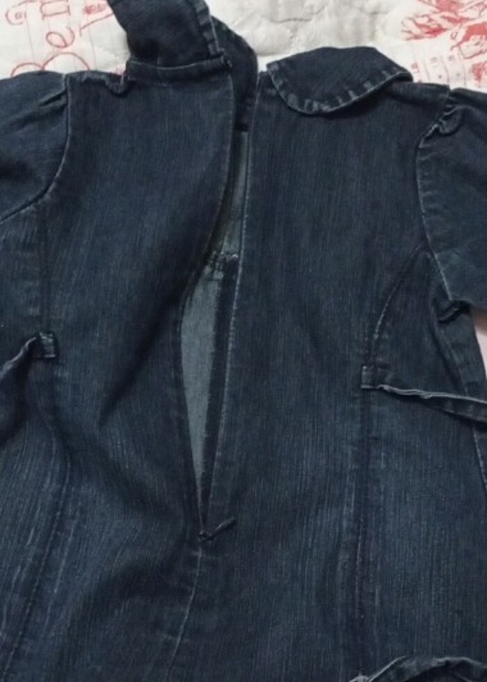 Kot uzun kollu elbise  - Görsel 3