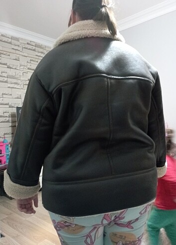 kürklü deri mont - Görsel 2