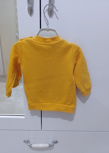 Sarı Baskılı Erkek Çocuk Sweatshirt - Görsel 2