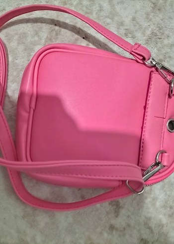 Pembe Fermuarlı Kadın Çanta - Görsel 2