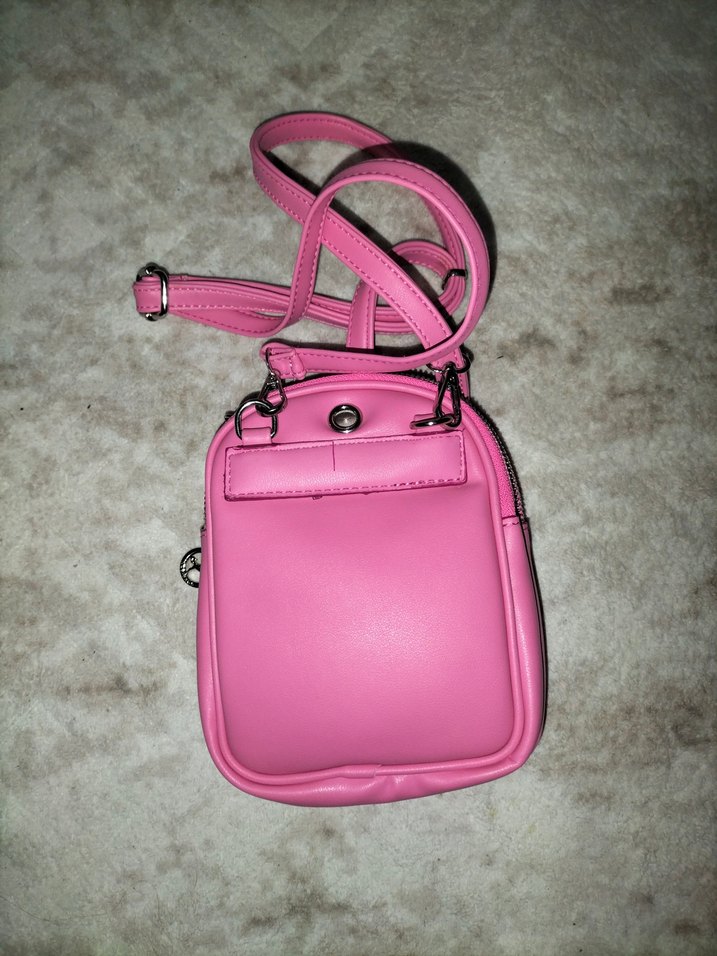Pembe Fermuarlı Kadın Çanta - Görsel 4