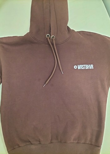 Kahverengi Baskılı Kadın Sweatshirt - Görsel 3