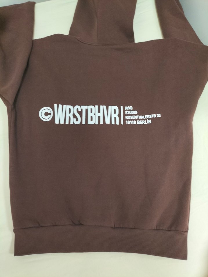 Kahverengi Baskılı Kadın Sweatshirt - Görsel 2